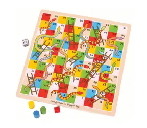 Bigjigs Toys Rebríky a hady 2 / od 3 rokov