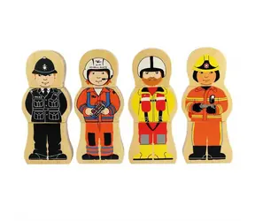 Bigjigs Toys Drevené puzzle profesie / od 2 rokov