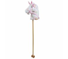 Bigjigs Toys Ružový kôň na tyči / od 3 rokov