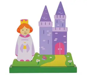 Bigjigs Toys Magnetické vertikálne puzzle zámok / od 18 mesiacov