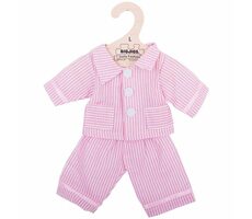 Bigjigs Toys Ružové pyžamo pre bábiku 38 cm / od 2 rokov