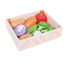 Bigjigs Toys Krabička so zeleninou / od 18 mesiacov