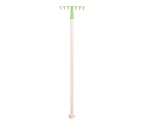 Bigjigs Toys Záhradné hrable zelené / od 3 rokov