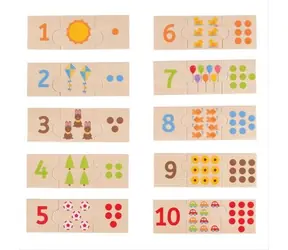 Bigjigs Toys Edukatívne puzzle počítanie