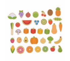 Bigjigs Toys Magnetky ovocie a zelenina / od 3 rokov