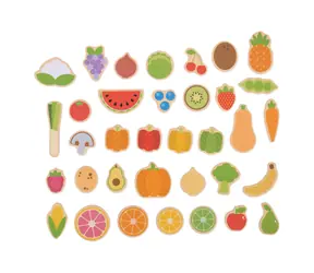 Bigjigs Toys Magnetky ovocie a zelenina / od 3 rokov