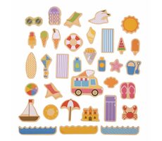 Bigjigs Toys Magnetky prázdniny pri mori / od 3 rokov
