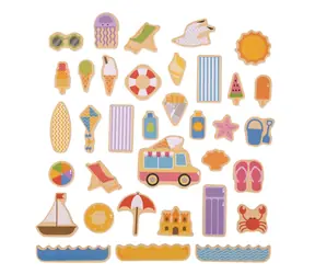 Bigjigs Toys Magnetky prázdniny pri mori / od 3 rokov