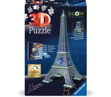 Ravensburger Eiffelova veža výročná edícia (Nočná edícia) / 3D Puzzle / od 10 rokov