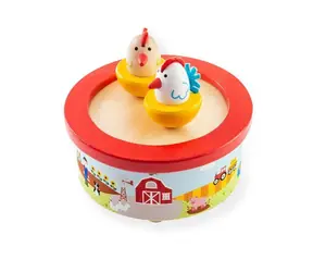 Bigjigs Toys Drevená hracia skrinka farma / od 3 rokov