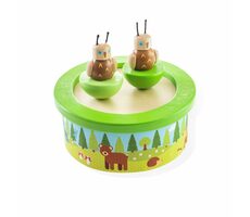 Bigjigs Toys Drevená hracia skrinka woodland / od 3 rokov