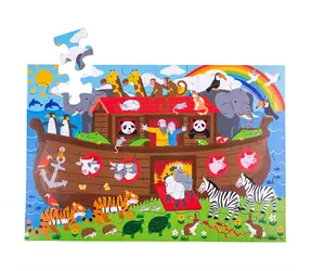 Bigjigs Toys Podlahové puzzle Noemova archa / 48 dielikov / od 3 rokov