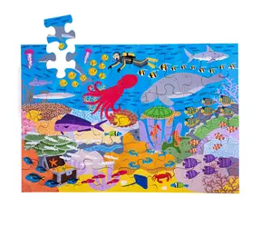 Bigjigs Toys Podlahové puzzle Podmorský svet / 48 dielikov / od 3 rokov