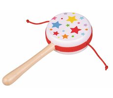 Bigjigs Toys Drevený rotačný bubienok hviezdičky / od 10 mesiacov