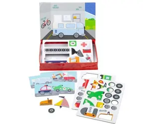 Bigjigs Toys Magnetické puzzle Mechanik / od 3 rokov