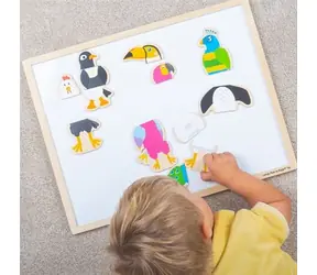 Bigjigs Toys Magnetky vtáčí priatelia / od 3 rokov