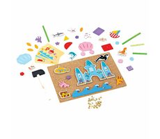 Bigjigs Toys Kreatívna zatĺkacia hra život v mori / od 4 rokov