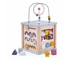 Bigjigs Baby Motorická aktívna kocka / od 12 mesiacov