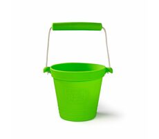 Bigjigs Toys Plážový vedierko zelená / od 12 mesiacov