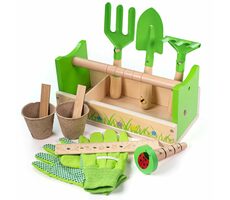 Bigjigs Toys Záhradnícky set v prepravke / od 3 rokov