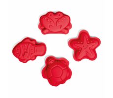 Bigjigs Toys Silikónové formičky Cherry červená / od 18 mesiacov