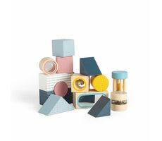 Bigjigs Toys Senzorické kocky / od 18 mesiacov