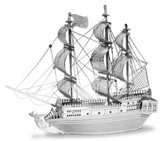 Metal Earth 3D Puzzle Black Pearl (Čierna perla) / 38 dielikov / od 14 rokov
