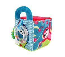 Ludi Kocka textilná s aktivitami Jungle / od 3 mesiacov