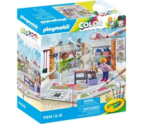 Playmobil® Color 71514 Salón strihanie psov / Počet dielikov: 61 / od 6 rokov
