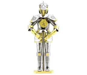 Metal Earth 3D Puzzle Brnenie - Európsky rytier / 51 dielikov / od 14 rokov