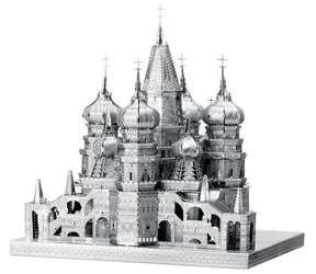 Metal Earth 3D Puzzle Chrám Vasila Blaženého / 96 dielikov / od 14 rokov