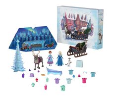 Mattel HWX20 Frozen Adventný kalendár s malými bábikami 2024 / od 3 rokov