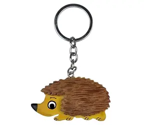 2Kids Toys Drevená kľúčenka veľká Ježko / od 3 rokov