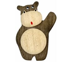 2Kids Toys Drevená magnetka veľká Hroch