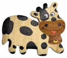 2Kids Toys Drevená magnetka veľká Krava