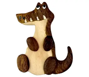 2Kids Toys Drevená magnetka veľká Krokodíl
