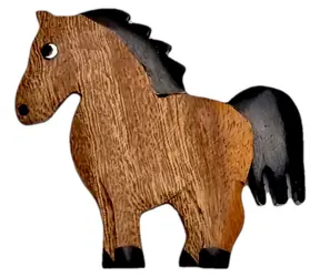 2Kids Toys Drevená magnetka veľká Kôň
