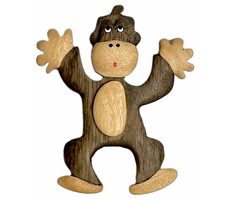 2Kids Toys Drevená magnetka veľká Opica