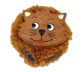 2Kids Toys Drevená magnetka veľká pompon Mačka