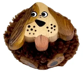 2Kids Toys Drevená magnetka veľká pompon Pes