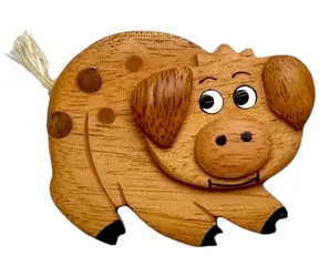 2Kids Toys Drevená magnetka veľká Prasa