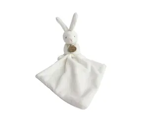 Doudou Darčeková sada - králiček s muchláčikom 10 cm / od 0 rokov