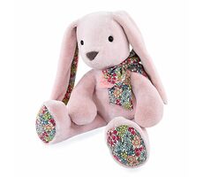 Doudou Histoire d´Ours Plyšový kamarát ružový zajačik 40 cm / od 0 rokov