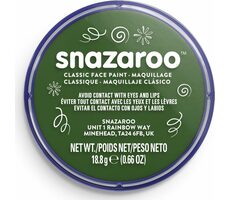 SNAZAROO Farba na tvár Tmavo zelená 18ml