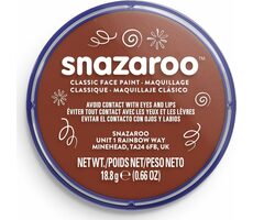 SNAZAROO Farba na tvár Hrdzavo hnedá 18ml