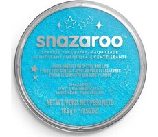 SNAZAROO Farba na tvár Trblietavá Tyrkysová 18ml
