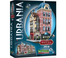 WREBBIT 3D puzzle Urbania: Hotel / 295 dielikov / od 12 rokov 