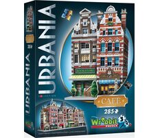 WREBBIT 3D puzzle Urbania: Kaviareň / 285 dielikov / od 12 rokov 