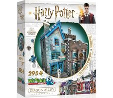WREBBIT 3D puzzle Harry Potter: Obchod s prútikmi pána Olivandera a Scribbulus / 295 dielikov / od 12 rokov 