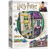 WREBBIT 3D puzzle Harry Potter: Madam Malkinová a Zmrzlinárstvo Florea / 290 dielikov / od 12 rokov 
